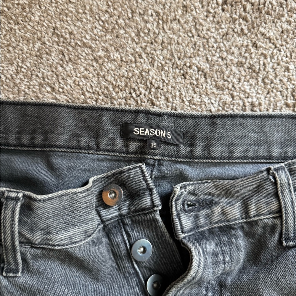 YZY season 5 denim
